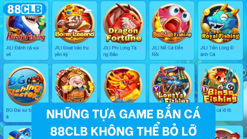 Khám phá những tựa game bắn cá 88clb hấp dẫn thú vị